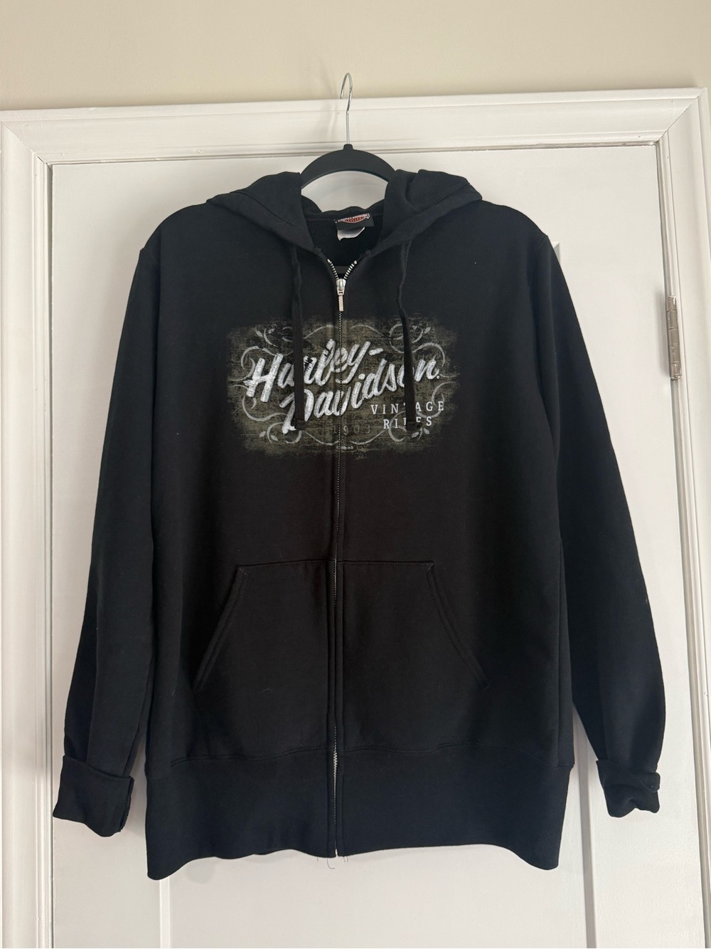Harley-Davidson Women’s Black Zip-Up Hoodie